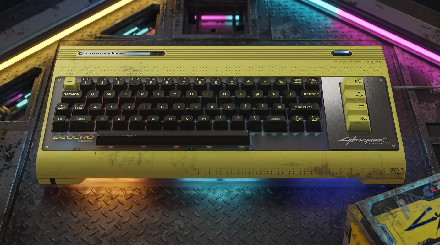 Commodore 77: Cyberpunk 2077 and retro gaming come together