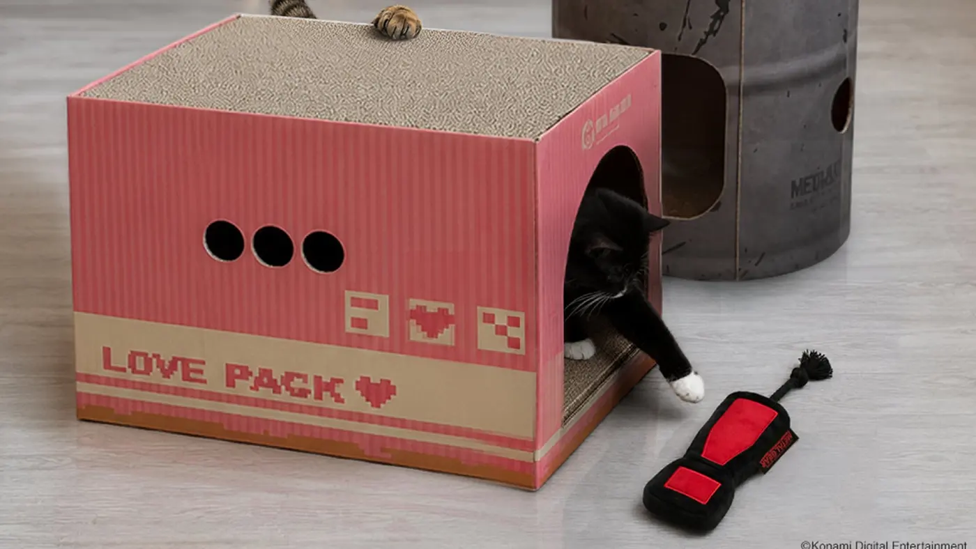 Konami's Metal Gear cat merchandise: innovation in gaming and pets