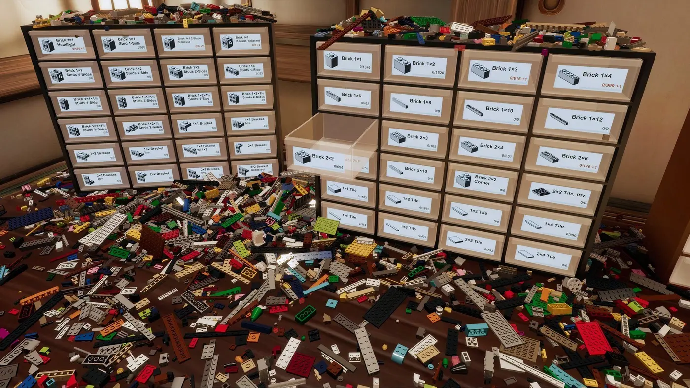 Never Sort By Color: innovative LEGO-like game by Bryan Livingston