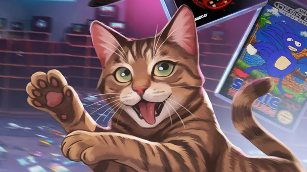 My Cat Scattered Games: Tidy Videogame Supermarket announced for PC