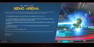 No Man's Sky: new Xeno Arena update adds Pokémon-style battles