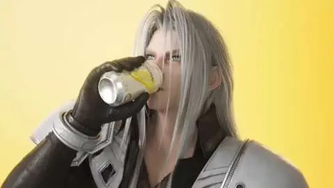 Final Fantasy VII Rebirth: Sephiroth and his new drink line